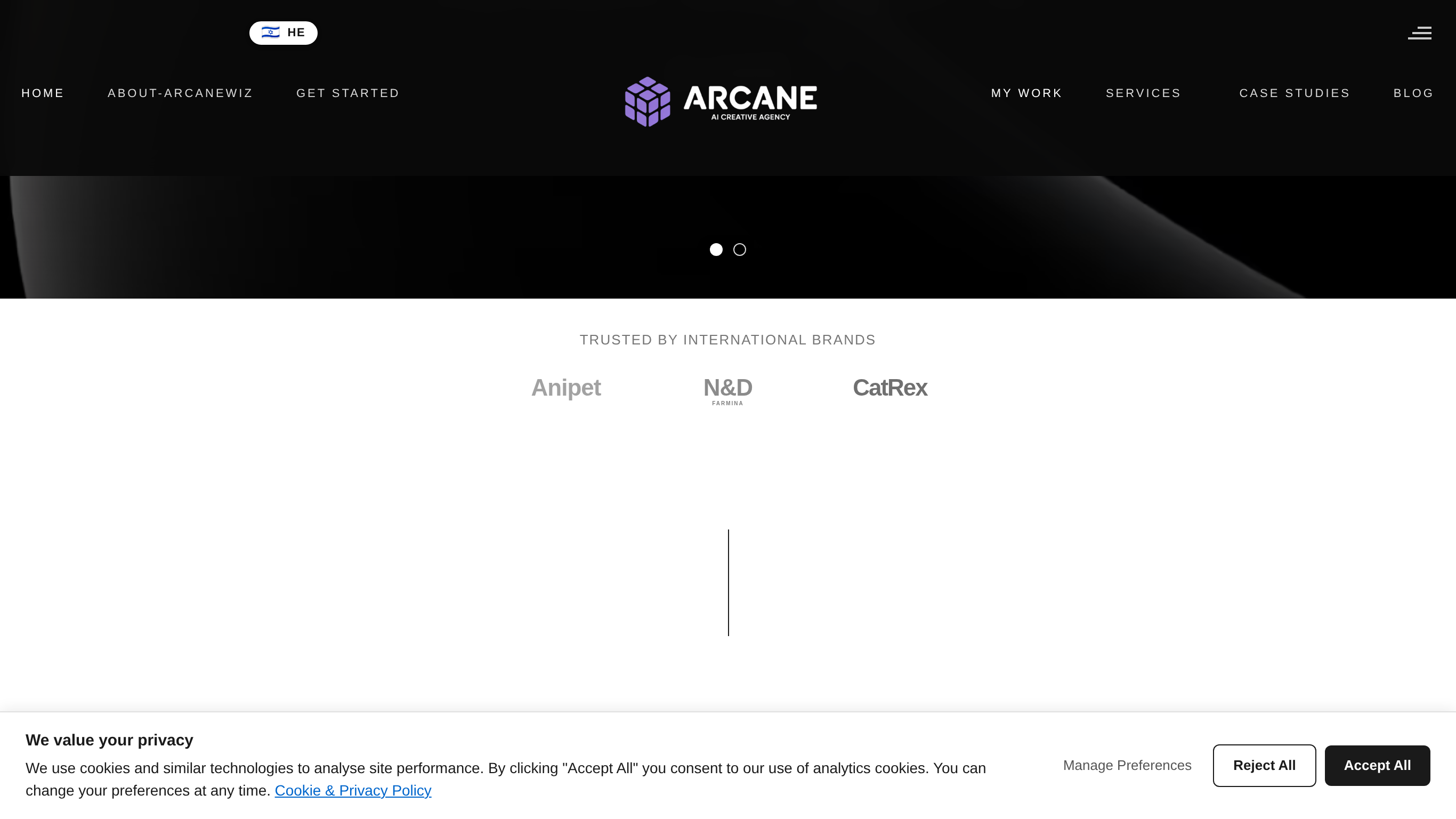 AI commercials - consistent product shots across an ArcaneWiz AI production
