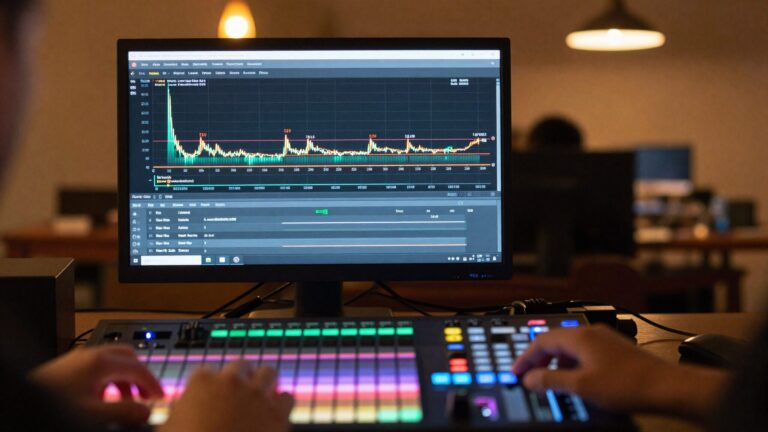 Cinematic editorial still illustrating 'AI Post-Production' — ArcaneWiz AI video glossary.
